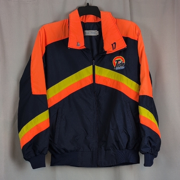 Eagle Ridge Tide Bomber Jacket NASCAR Y2K Racing 90s - Picture 2 of 9